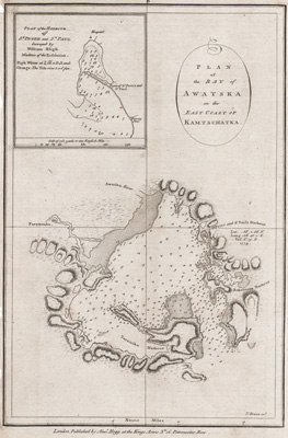 Plan of the Bay of Awatska Kamtschatka
